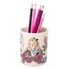 Porte-crayon - erik disney - alice au pays des merveilles - céramique - multicolore - 10,5cm