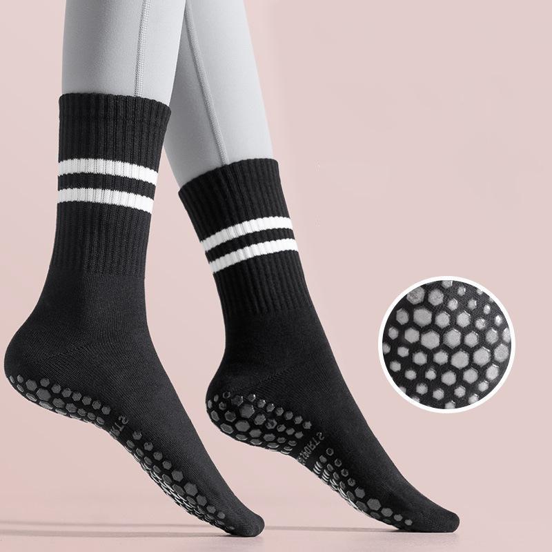 Non-Slip Silicone Indoor Fitness Pilates Women'S Sports Yoga Socks