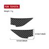 Real Carbon Fiber Car Accessories Door Handle Bowl Cover Soft Sticker For Subaru BRZ/ For Toyota GR86    2024 2025