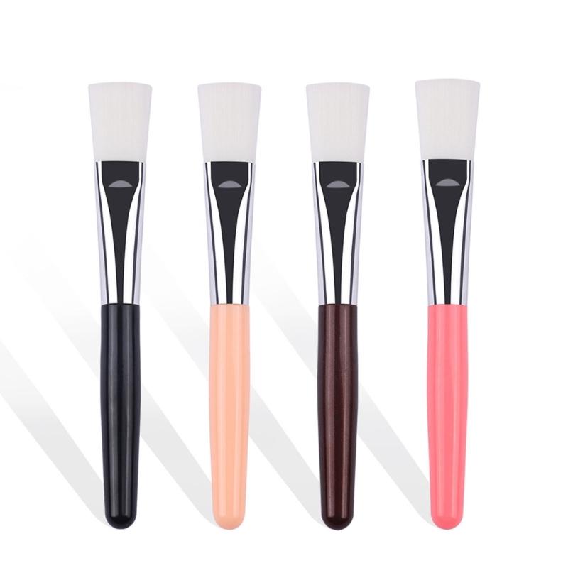 4PCS Travel Friendly Makeup Brushes Soft Synthetic Fibers Professional Cosmetic Tools Compactly Mask Applicators