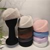 French Style Pillbox Hat Elegant Fedora Hat Vintage Woolen Top Hat  Wedding Party
