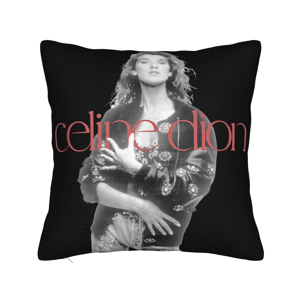 Celine Dion Canadian Recording Artist Pillowcases Kawaii Pillow Case For Living Room Bed Chair Soft Pillow Cover