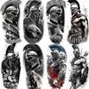 1 Foaie Impermeabilă Războinic Gladiator Erou Tatuaje Temporare Pentru Bărbați Femei Adulți De Lungă Durată Realiste Temp Autocolant Tatuaj Fals