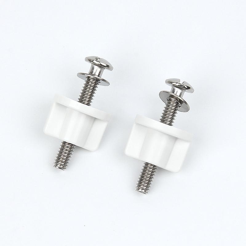 

2 Sets Universal Toilet Seat Hinges Screws Bolt Nut Fixing Repair Hinges Hole Fittings Tool Toilet Cover Bathroom Accessories
