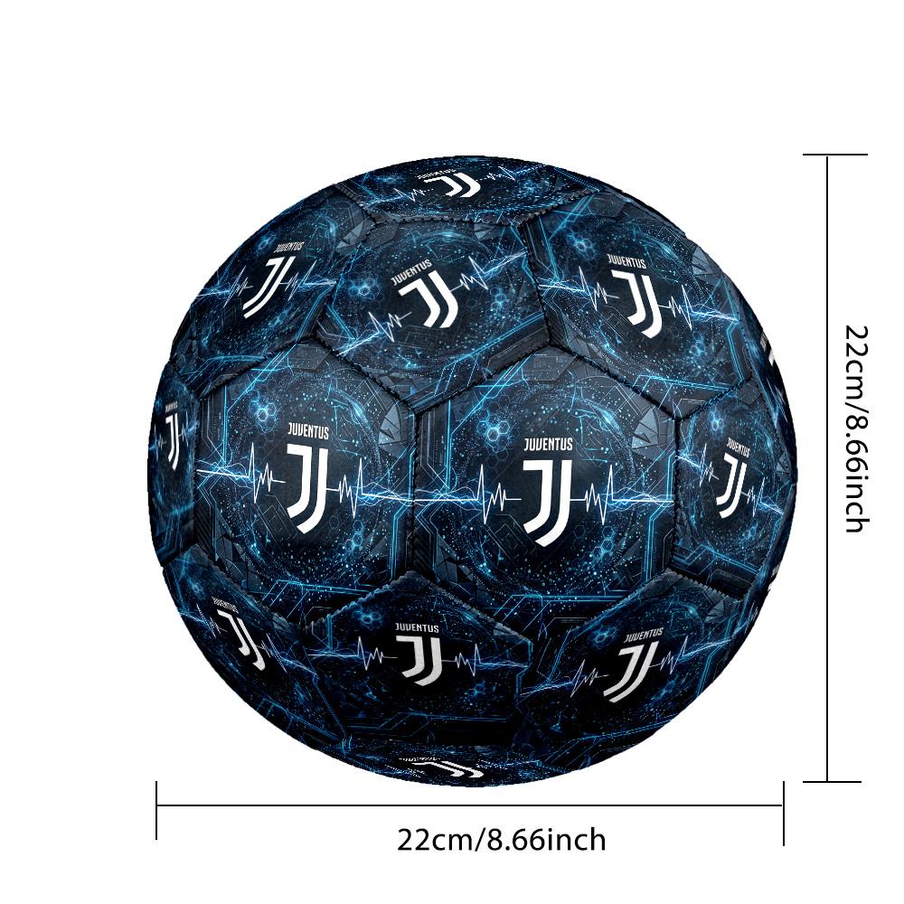 Pallone da calcio a tema Juventus FC Taglia 5 Pallone da calcio Tocco Morbido Pallone da calcio Professionale per Allenamento per Sport all'Aperto