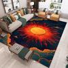 Sunset Sun Carpet Abstract Sun Ray Carpet Sun Sunset Carpet Living Room Bedroom Full Carpet Home Decoration Rug