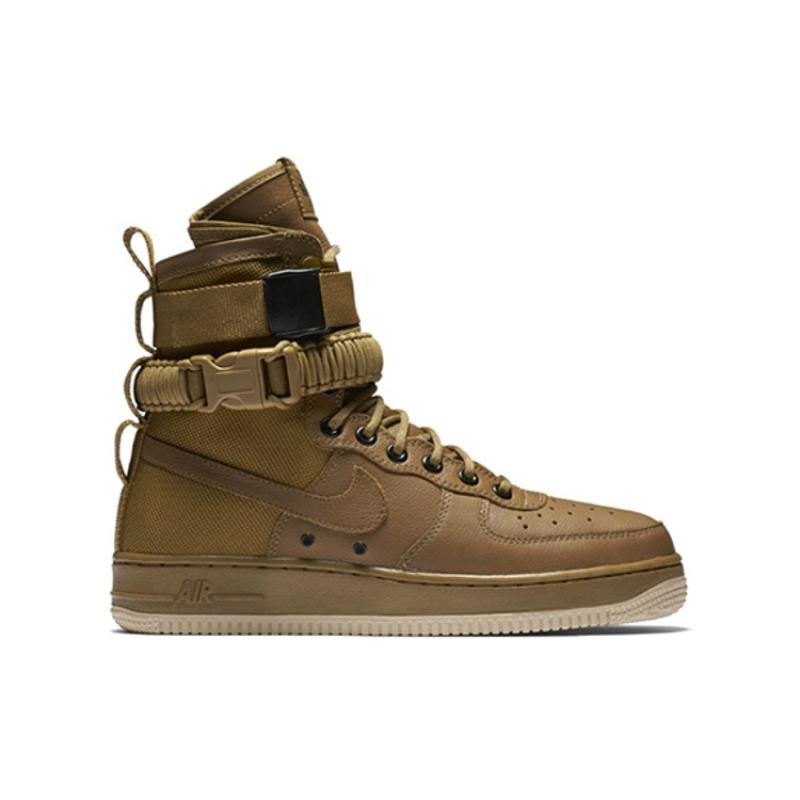 Nike SF Air Force 1 Golden Beige Women's Sneakers 857872-200
