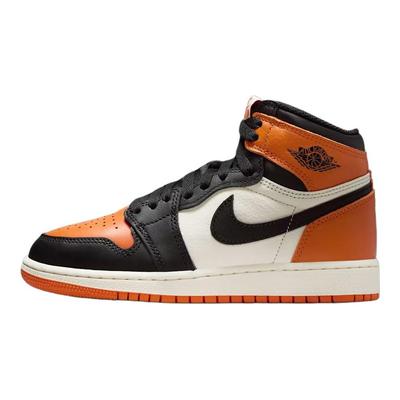 Air 1 Retro High OG PS Shattered Backboard 2025 Gyerek Sneakerek Narancssárga Fekete Vitorla FD1412-008