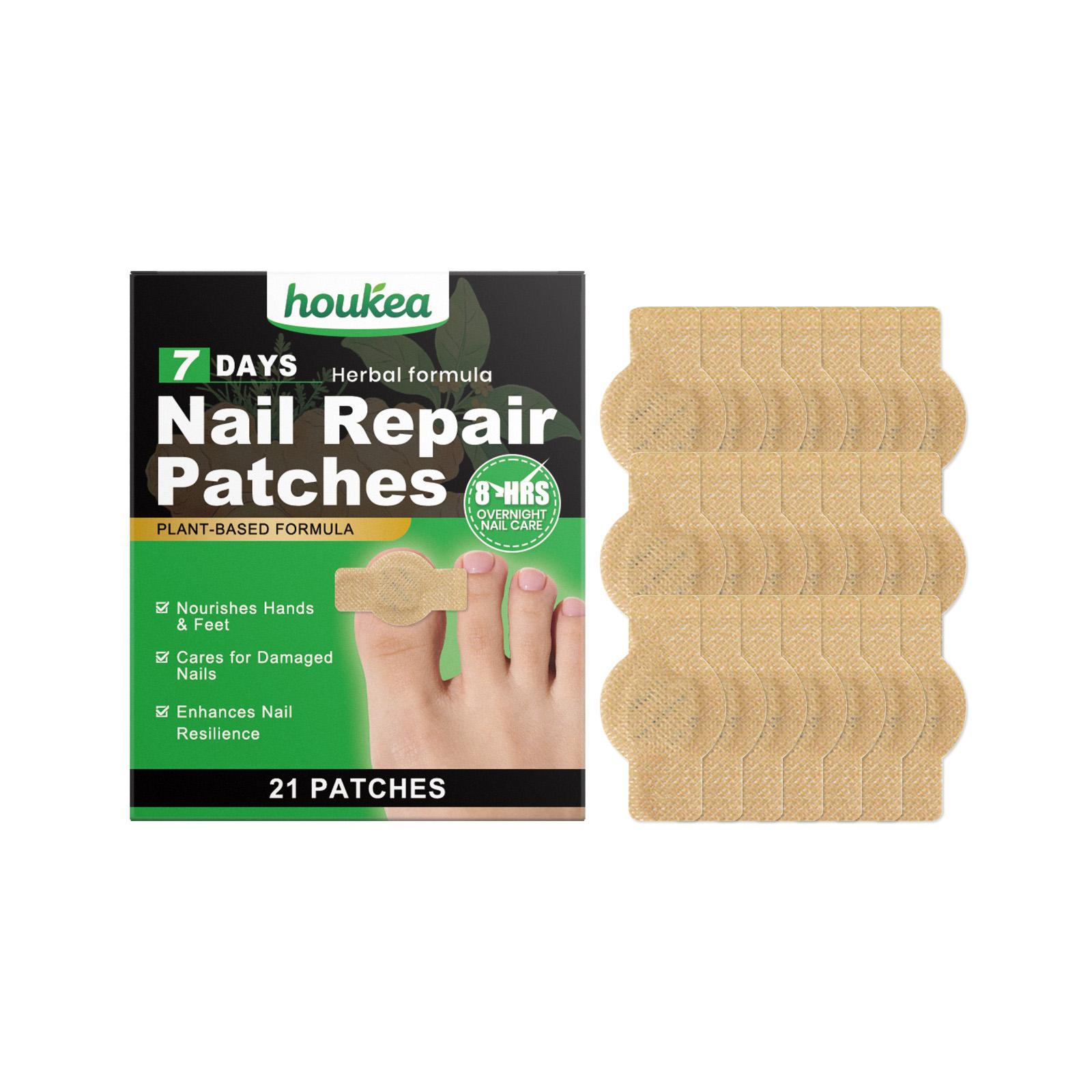 Houkea nail care plaster is gentle, skin friendly, breathable and comfortable to care for hand and foot nails