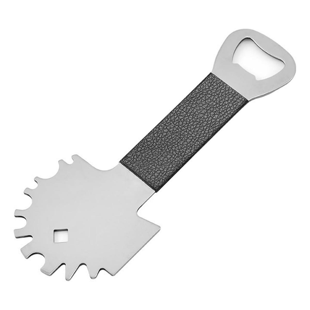 

Скребок для гриля и жаровни Leeseph из нержавеющей стали, в комплект входит открывалка для бутылок, сменная щетка для гриля, аксессуары для гриля-барбекю