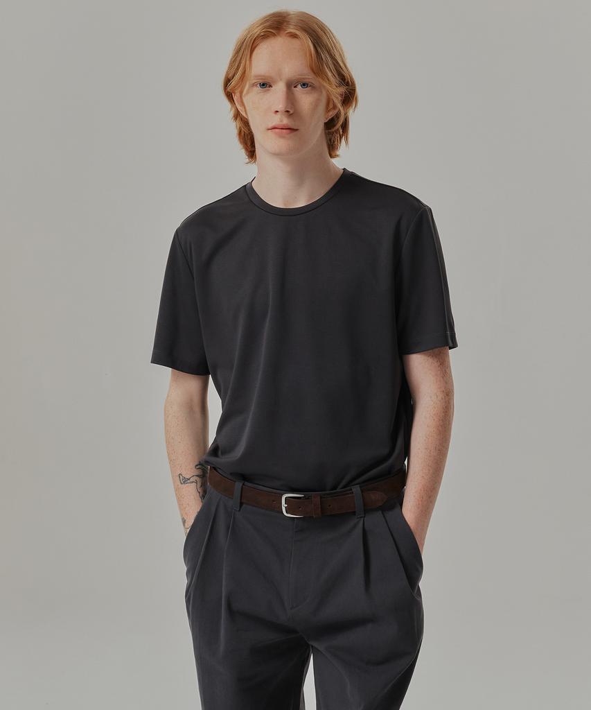 BASIC HOUSE [3Apck] Cool Round Neck Short Sleeve T-Shirt 3-Pack (4 Colors) Lats0112