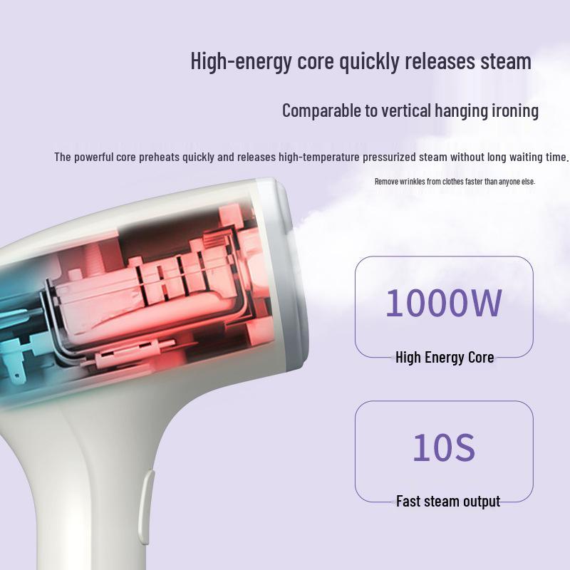 Compact Handheld Electric Steam Iron for Household & Hanging Use