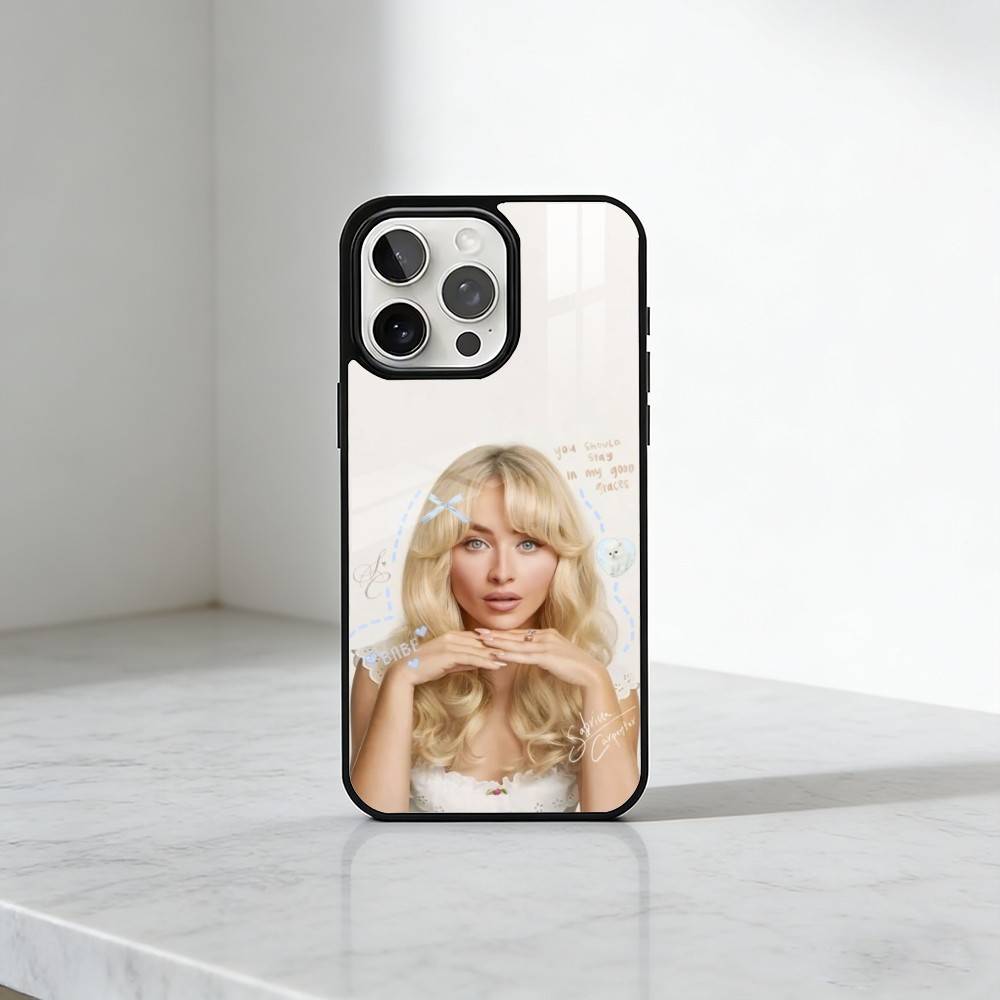 

Singer S-Sabrina C-Carpenter Printed Phone Case For iPhone17,16,15,14,13 Plus,Pro Max Magnetic For Magsafe Wireless Charging iPhone16