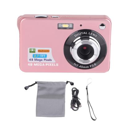 4K Digital Camera 48MP 2.7in LCD Display 8x Zoom Anti Shake Vlogging Camera for Photography
