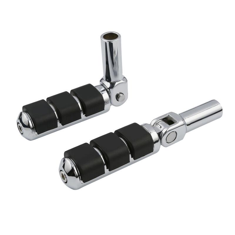 Motorcycle Rear Passenger Footpegs Peg For Harley Softail Slim 2012-2017 FLSTSB 2008-2011