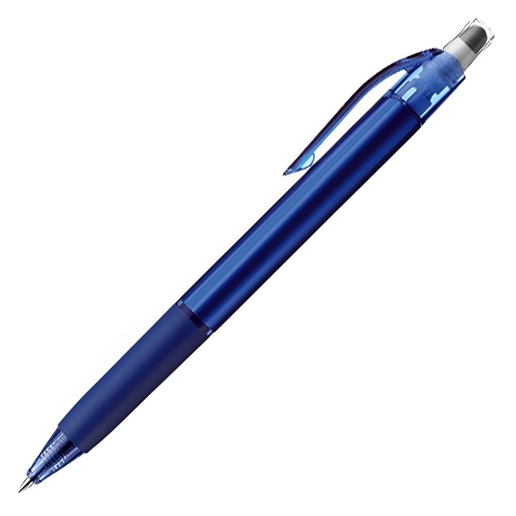 Mitsubishi Pencil Erasable Gel Ink Ballpoint Pen l Cobalt Pack of 10 RE 0.5mm Blue,