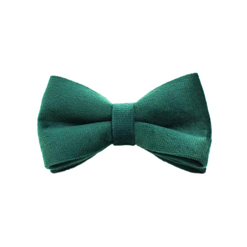Christmas Green Velvet Pet Collar & Leash Set for Dogs XS