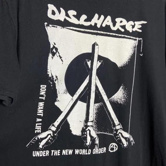 Under The New World Discharge Band Shirt Classic Black Unisex S-5XL 1J0407 Unisex T-Shirt M