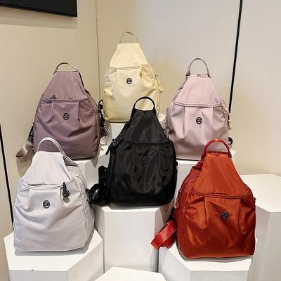 Fashion, Lightweight and Large-capacity Messenger Bag 2025 New Simple and Versatile Nylon Backpack Women's Leisure Bag