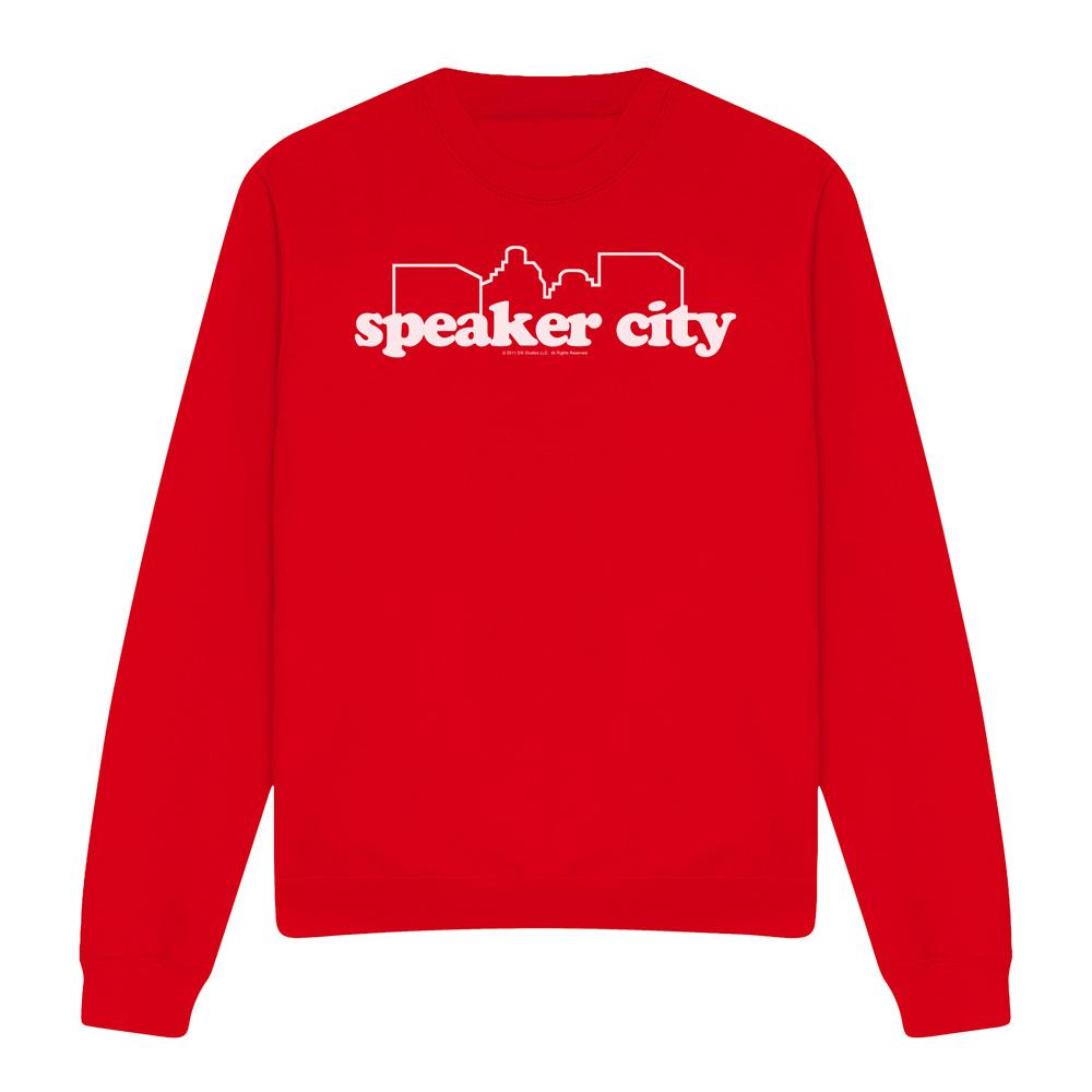 Old School Unisex Adult Speaker City Logo Sweatshirt