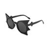 2PACK Unique Bat Shaped Sunglasses for Women Vintage Funny 90s Eyewear Fashion Novelty Goth Eyewear for Halloween Costume Party