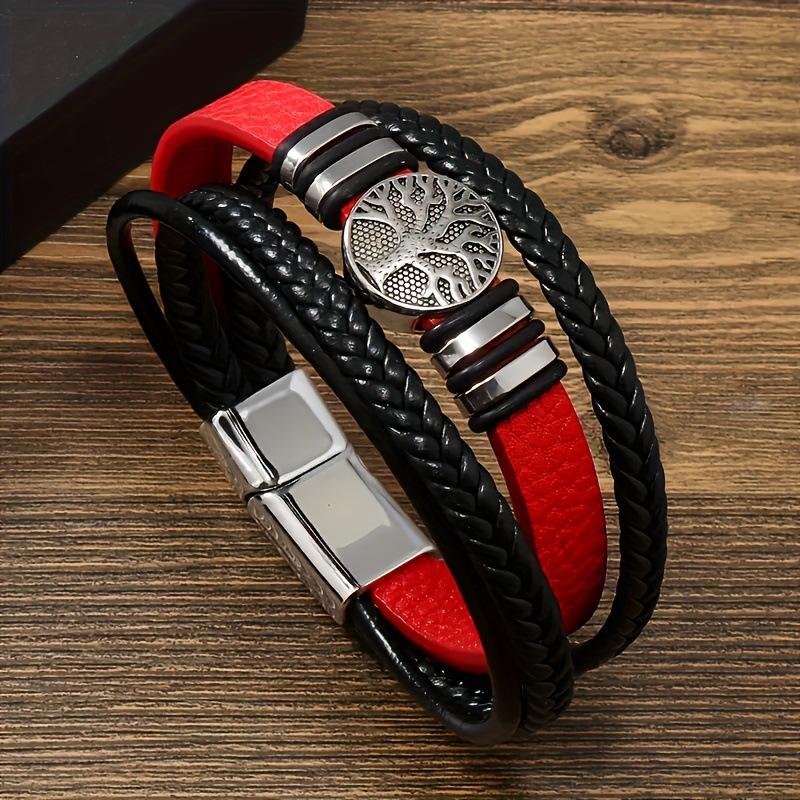 Life Tree Magnetic Buckle Bracelet, Retro, Fashion Bracelet