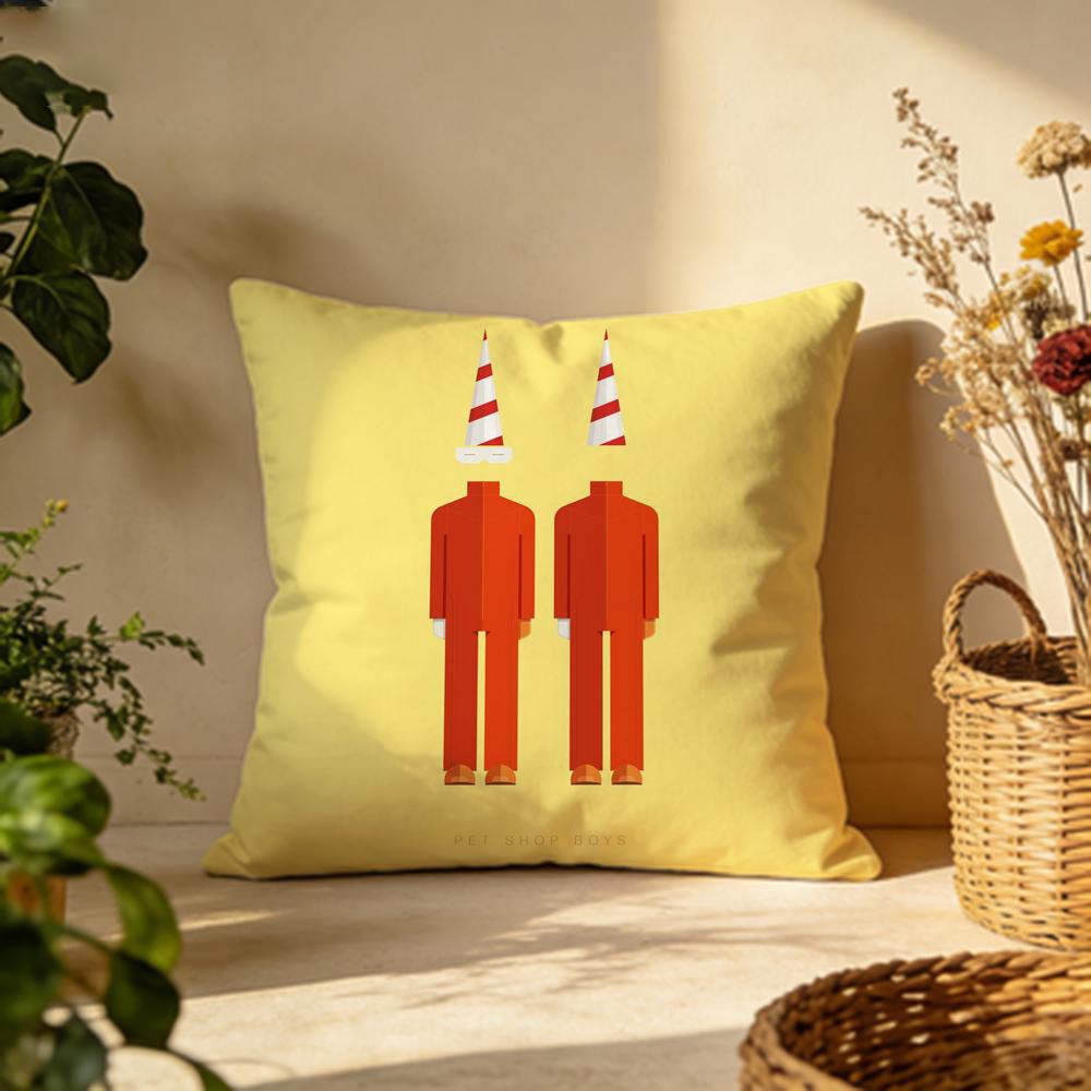 Fashion PPet Shop Boysable Cushion Cover Versatile DoubleSided Pillow Case Fit for Sofa Bed Car  Daily Decor