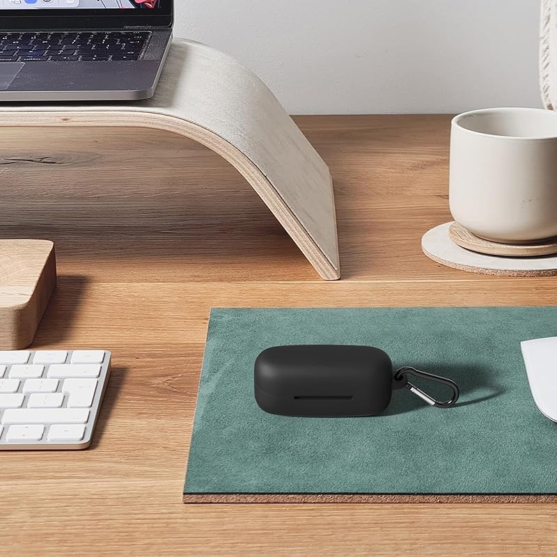 Geekria silicone cover compatibility cover sony Sony WF-C510 correspondence True Wireless Earbuds charging case cover Exterior cover with keychain