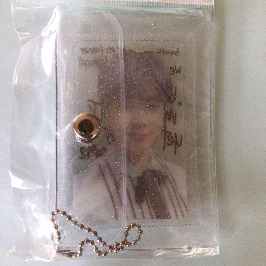 [USED] Anonymous Shipping / Rare / BTS / JIMIN / Jimin / Clear Multi-case with Ball Chain