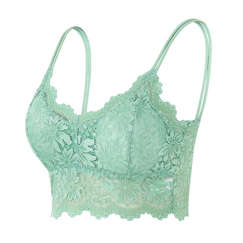 Dessous BH Bequeme Schweißunterwäsche Raffen Atmungsaktiv Dünn Ohne Stahlring Damenunterwäsche Raffung Unterwäsche