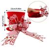 Christmas Tree Topper Christmas Decorations Hat Topper With Bows Ribbon Ornaments Party Supplies For Holiday Living Room