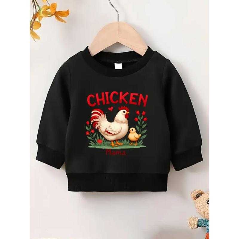 Kids Sweatshirt,Cute and Fun Printed Pattern, Thin and Versatile Comfortable Round Neck Sweatshirt,Spring and Autumn