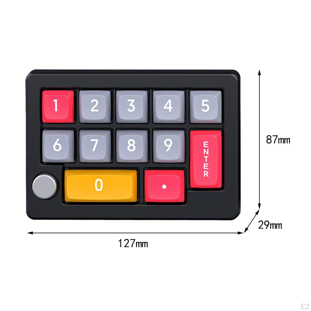 Tastiera Pad Programmazione Monomanuale Laboratori Musica Asse Meccanico Gaming