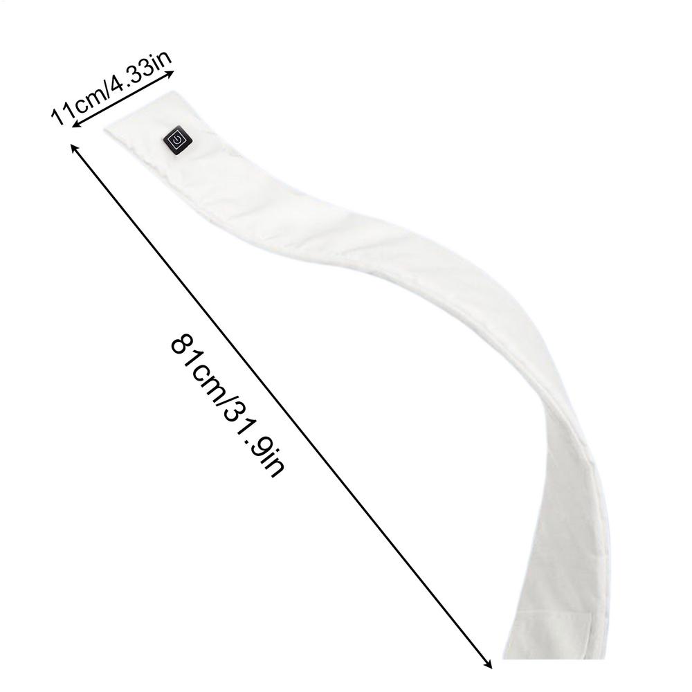 

Heating Scarf Outdoor Warming Supplies With 3 Temperature Settings USB Heated Massage Scarf For Skiing Snowboarding Hiking