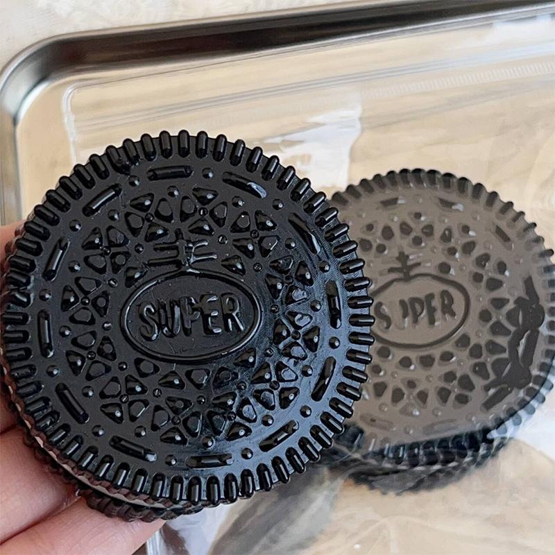 Handmade Tpr Big Cookies Squishy Decompressing Stress Relief Toy Mochi Taba Squeeze  Fidget Toy Biscuit Pinching Toy
