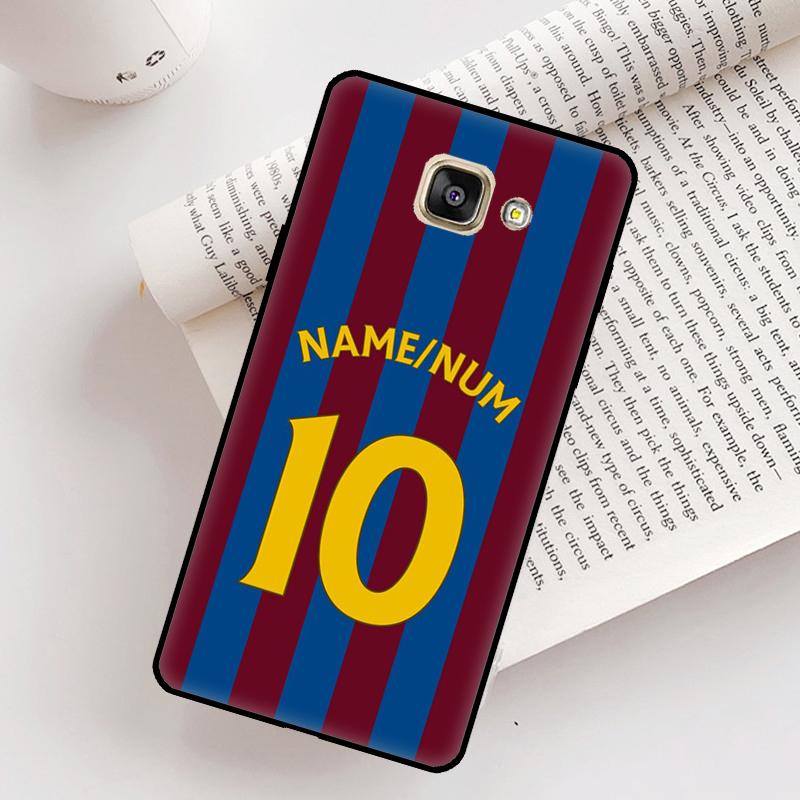 Personalised Football Name Number Cover For Samsung Galaxy J8 A7 A9 J4 J6 A6 A8 Plus 2018 A3 A5 J1 2016 J7 J5 J3 2017 Case