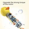 Portable Cute Duck Pet Cleaning Machine USB Charging Type-C Electric Foam Machine Foam Dispenser Cartoon Foam Machine Dog Cat