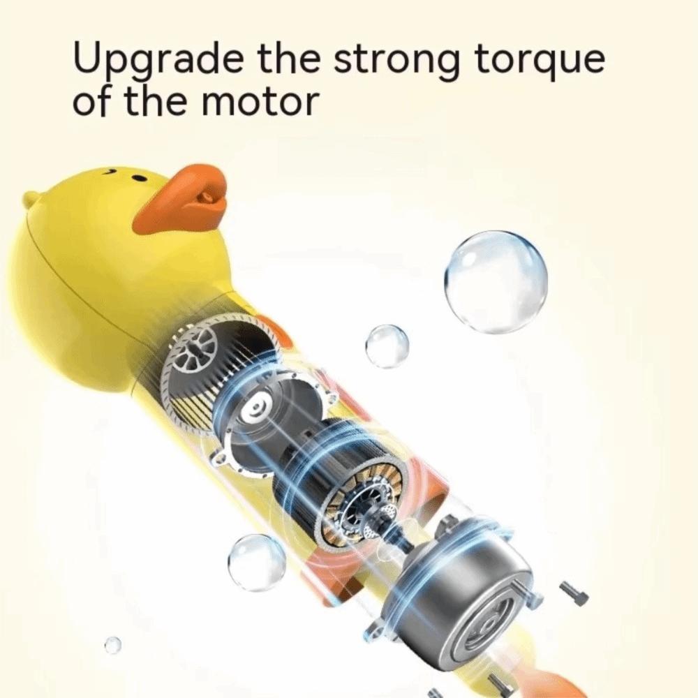 Portable Cute Duck Pet Cleaning Machine USB Charging Type-C Electric Foam Machine Foam Dispenser Cartoon Foam Machine Dog Cat