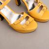 Red Women Platform Slingback Sandals Peep Toe High Spike Heel Large Plus Size 50 Nightclub