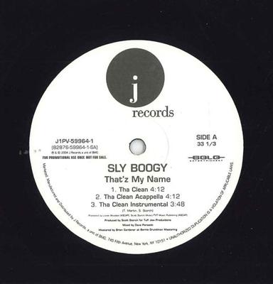 12-Zoll Schallplatte SLY BOOGY - That'z My Name J1PV599641 J Records 2004 US Rap & Hip-Hop/R&B Gebraucht