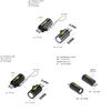 Portable Led Flashlight For Typec Smartphones With High Brightness And Compact Design