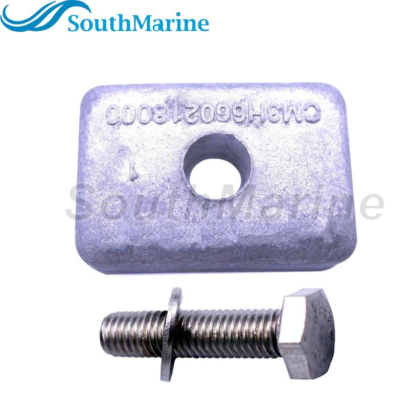 Boat Motor 97-875208 Lower Unit Gearbox Anode for Mercury Mariner 8HP 9.9HP 15HP 20HP Outboard Engine
