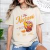 Negroni Women's Retro T-shirt Retro Aesthetics Cocktail Party Couple T-shirt Loose Pattern T-shirt Neutral Clothing Gift