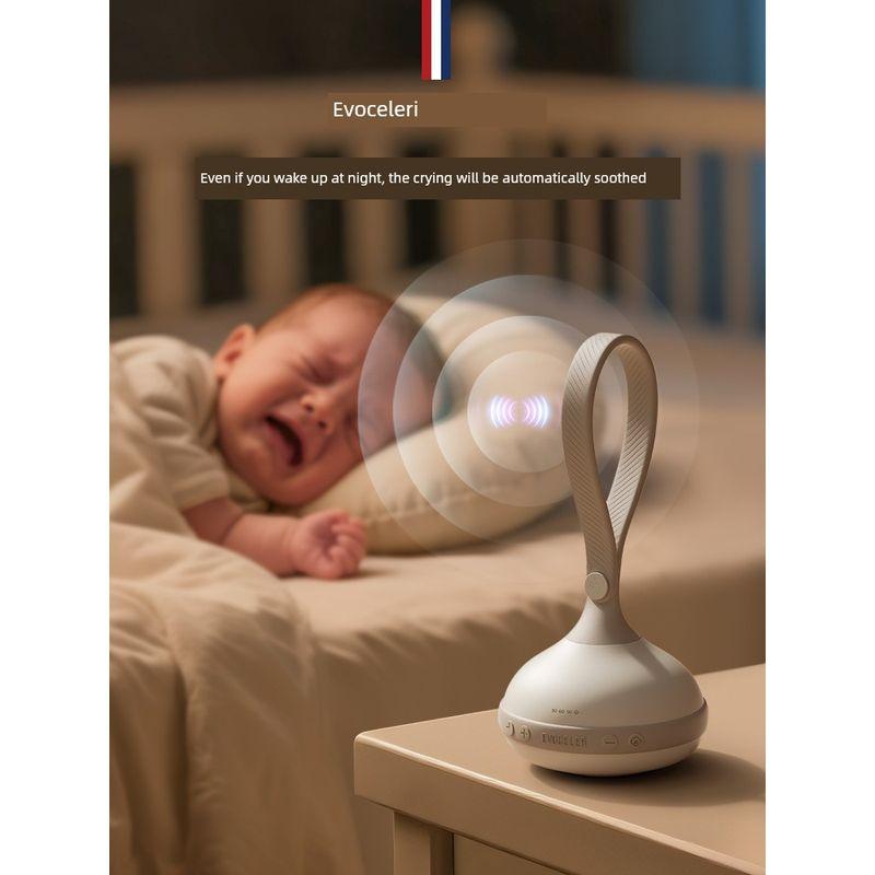Evoceler British White Noise Machine Sleep Device Portable Baby Soothing and Sleeping Aid Music Sleep Soothing Device