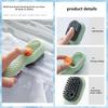 Multifunctional Liquid Dispensing Shoe Brush  One Hand Press Cleaner for Sneakers Boots Household Laundry Scrubbing Tool