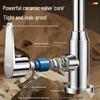 HOMK Single Cold Stainless Steel Kitchen Faucet
