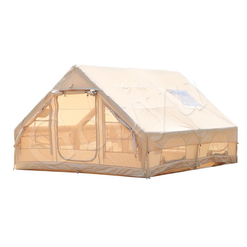 12 Sq Meter Inflatable Camping Tent - Portable Outdoor Cabin Style