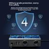 GE08 PD 65W Fast Charging Car Charger 9 in 1 Cigarette Lighter Adapter with Independent Switch and Retractable Cable