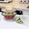 Reusable Food Cover Transparent Bowl Lid New Heat Resistant Cover  Household Use