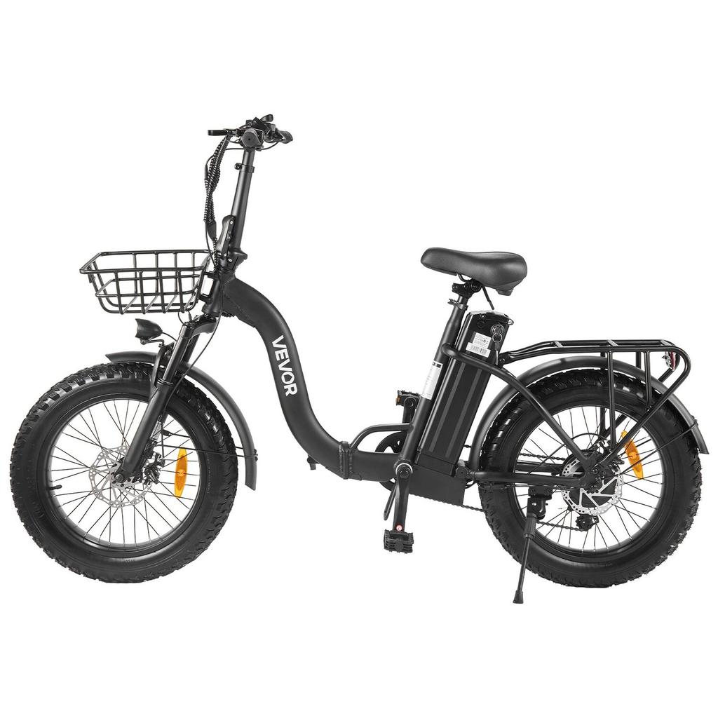 Electric Bike, 250W Folding Electric Bicycle for Adults with 25Ah Large Removable Battery, 36V 25 Km/h Brushless Motor, Up To 70 Km Max Range,